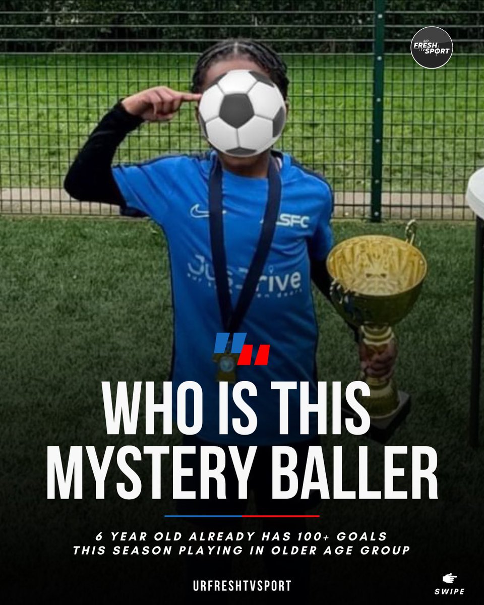 urfreshtv_sport's tweet image. WHO IS THIS MYSTERY BALLER⁉️🤯🔥💯

The young 6 year old already has 100+ goals playing above his age, look at the technique &amp;amp; ball mastery closely he is way beyond his years. His goal catalogue is already crazy, another young player with a scorpion kick goal already completed,…