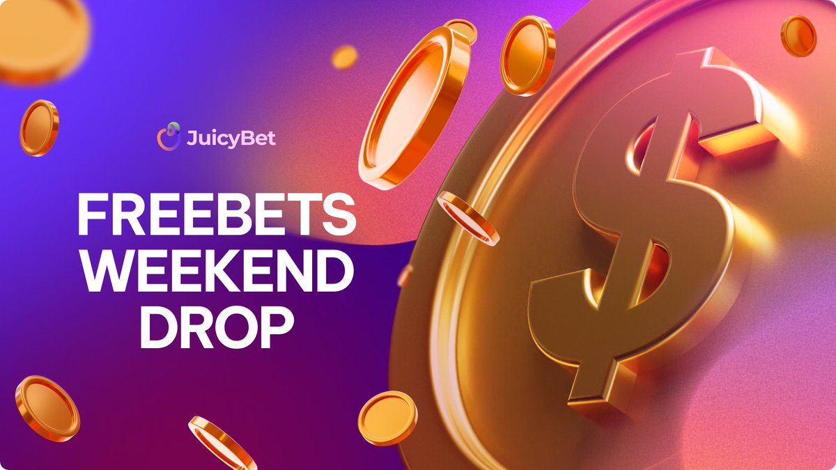 YourJuicyBets's tweet photo. FreeBets Weekend Drop! 🔥

Place a bet this weekend and unlock GUARANTEED #FreeBet!

🔸 Bet $10+, share your wallet in the comments, and score a guaranteed (!) $10 FreeBet.
🔸 Big bets ($10+) will land 10 lucky guys a whopping $20 FreeBet!

Act fast! #Giveaway open Feb 23-25. Make your weekend a winning one! 🏆