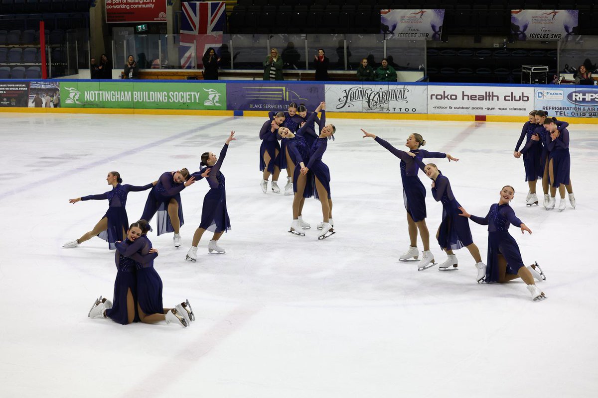 Congrats to Fg Off Afton Sperry & her synchronised skating team who were recently crowned British Champions & will represent GB at the World Synchronised Skating Championships in Croatia in April. Afton will then start Logistics Officer Training @ComdWing_DSLA @britishiceskating