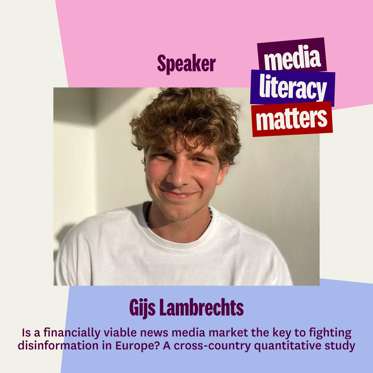 LambrechtsGijs's tweet image. Looking forward to the Media Literacy Matters Conference in Brussels next week where I will present a study of the link between the financial viability of news markets and levels of disinformation that I conducted together with @MarlenKomorows1  &amp;amp; @ikepicone. #mlmatters