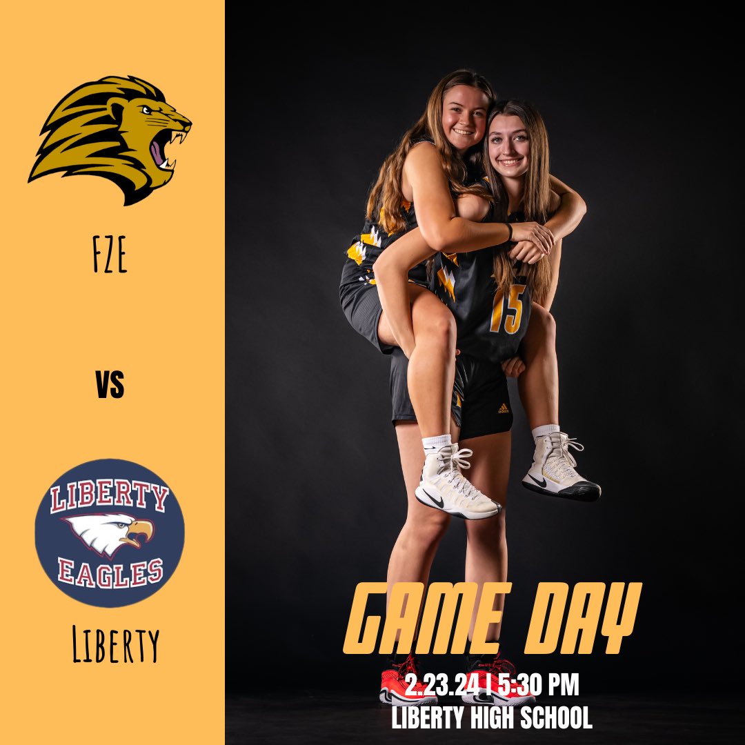 GAME DAY!! 🏀 

🆚: Liberty
📍: Liberty
⏰: 5:30 PM