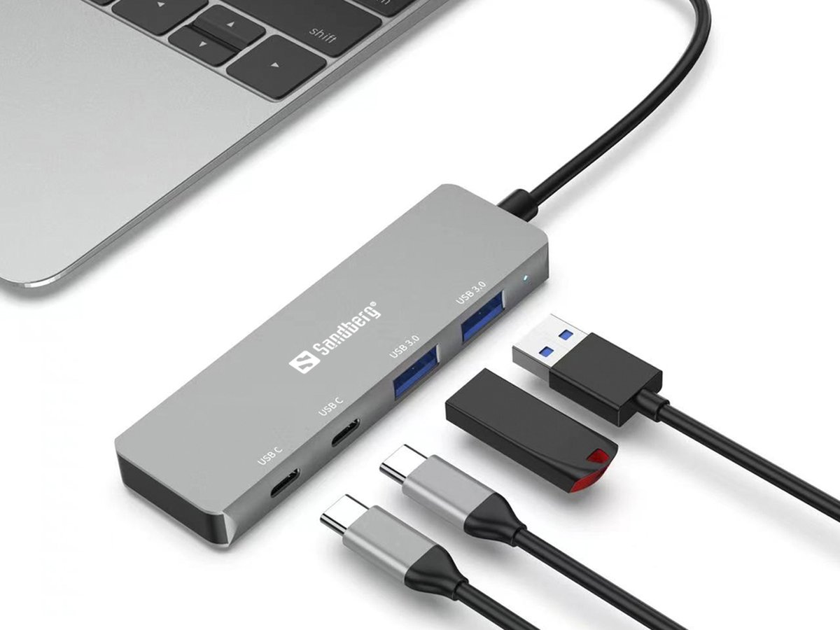 🔗 Expand your possibilities with Sandberg USB-C to 2xUSB-A + 2xUSB-C Hub! Instantly add 2 USB-C and 2 USB-A ports to your computer. Connect a USB stick, printer, and mouse simultaneously. No drivers needed—plug and play convenience. 🚀🖱️🖨️ 🔗 Explore: sandberg.world/product/usb-c-…