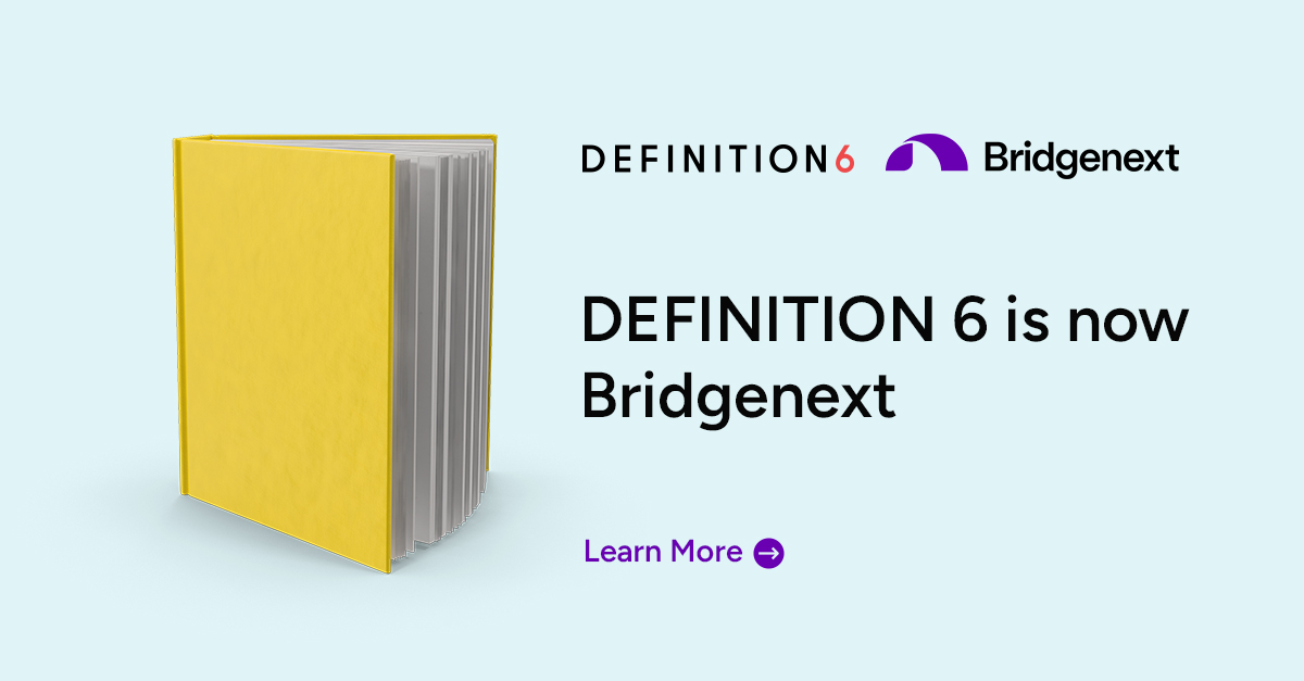 DEFINITION 6 (Now Bridgenext) tweet media