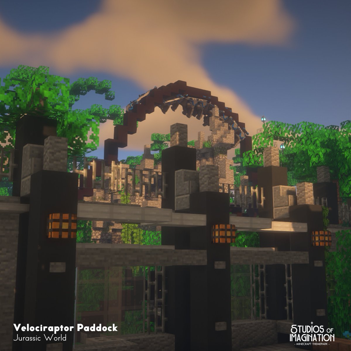 Danger! Restricted area!⚠️

A nice and ‘safe’ place to watch over the Velociraptor paddock!

💬 Join our Discord server! studiosofimagination.net/discord