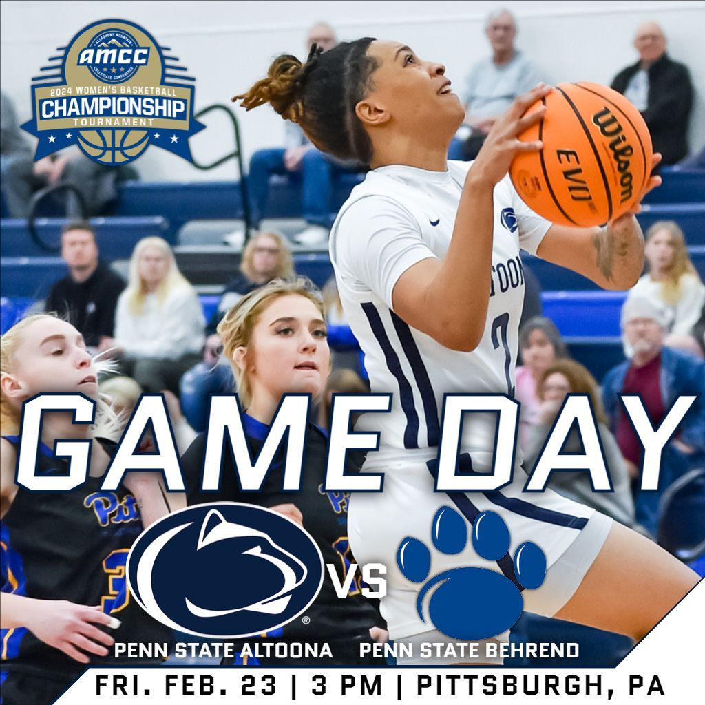 It's GAME DAY! Women's basketball faces Behrend in an AMCC semifinal matchup at La Roche. GO LIONS!
➡️AMCC Tournament, Semifinal
🆚No. 2 Penn State Behrend
⏰3 p.m.
📍Kerr Center | Pittsburgh, Pa.
📺 buff.ly/49Hm9u5 

#d3hoops