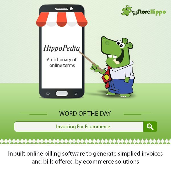 #HippoPedia: Invoicing For Ecommerce: Inbuilt online billing software to generate simplied invoices and bills offered by ecommerce solutions. Learn more: buff.ly/3UFvej0 #storehippo #ecommerce #invoicing #billing #onlinebusiness #digitalpayments #ecommercesolutions