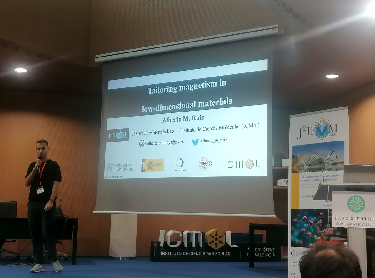 José J. Baldoví (@jjbaldovi) on Twitter photo Today <a href="/gonzalo_rivero_/">Gonzalo Rivero Carracedo</a> and <a href="/alberto_m_ruiz/">Alberto M. Ruiz</a> from the #2DSmartMat Lab <a href="/ICMol_UV/">ICMol</a> brightly presented some of their PhD results at <a href="/j2ifam2024/">J2IFAM 2024</a>. Hard work always pays off 👏👏👏 Today <a href="/gonzalo_rivero_/">Gonzalo Rivero Carracedo</a> and <a href="/alberto_m_ruiz/">Alberto M. Ruiz</a> from the #2DSmartMat Lab <a href="/ICMol_UV/">ICMol</a> brightly presented some of their PhD results at <a href="/j2ifam2024/">J2IFAM 2024</a>. Hard work always pays off 👏👏👏