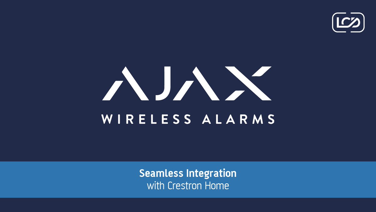 Our new @ajax_systems driver is out now!

Through our collaboration with leading security system manufacturer, #AJAX, their solutions can now be fully integrated with @crestron Home.

Learn more here 👉
lightingcontrol.co.uk/product/lcdcho…

#SecuritySystem #ResiTech #AVTweeps #Programmer