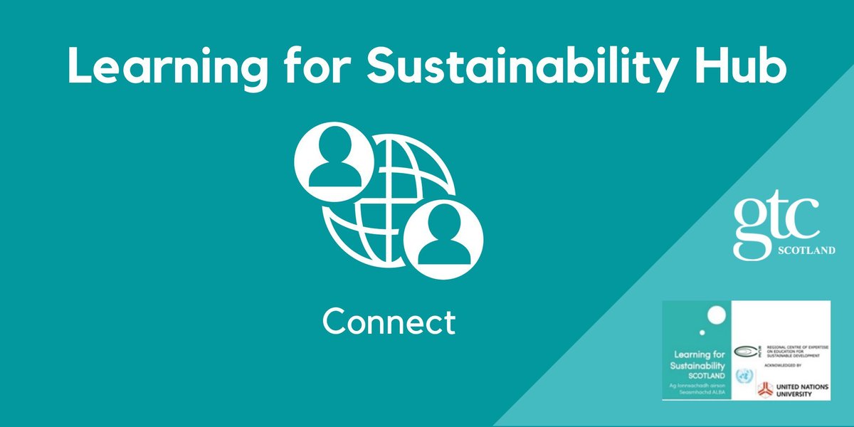 Teachers! Join us & @gtcs for our next Learning for #Sustainability online 'Connect' session, Thursday 29 Feb 16:00-17:15. Connect with other practitioners to share, celebrate & discuss more about LfS: tinyurl.com/yjzztwbu @EducationMoray @NAC_Education