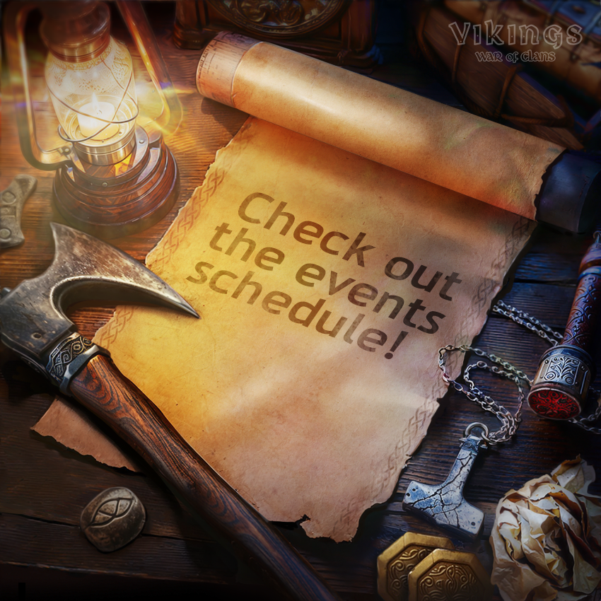 vikings_game's tweet photo. 🏆Competitions:
Clans Battle — February 26
Battle for the Throne — from March 1 to March 2
Mini-Asgard — February 28, March 3

⚔️Invaders:
Centurion — from February 26 to March 3
Gascon — from February 28 to March 5
Serpent — from March 1 to March 3
Longobard — from February 29 to March 6
Uber Invader Chiefs — February 29

👻Ghosts:
Moon Wolf — from February 26 to March 3
Marsh Nixa — from February 26 to March 3
Twilight Fox — from February 29 to March 6
Supreme Fox — from February 26 to February 28
Supreme Ursus — from February 26 to February 28
Supreme Raven — from February 26 to February 28