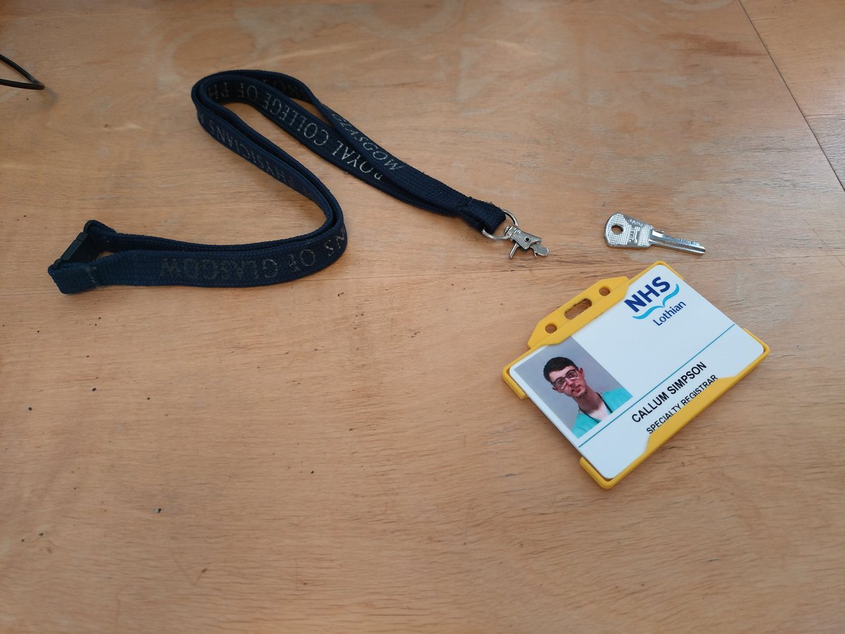 SimpsonCallum_'s tweet image. After wearing it proudly every day for 6 years, the clip on my @rcpsglasgow lanyard broke this week. Is there any way to get a new one? I've been asking at conferences for a spare for a while now but never had any luck