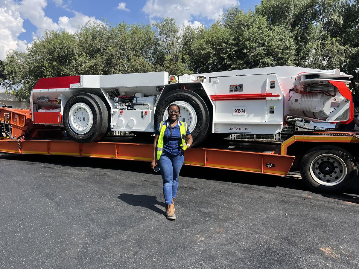 Today my first machine went out to the mine. My heart is beaming!