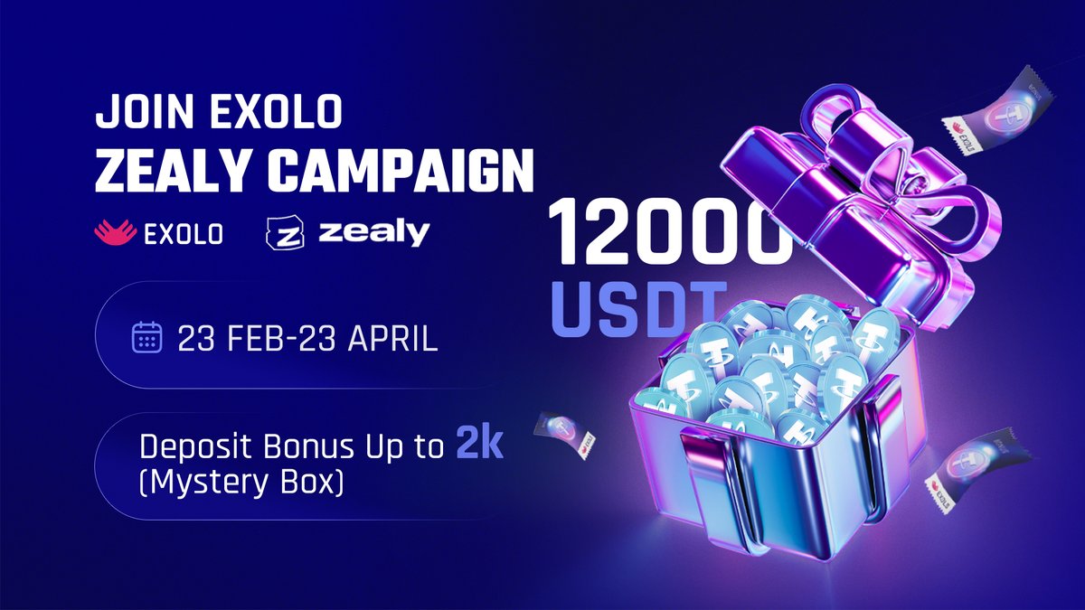 🚀 EXOLO Zealy Reward Program Unleashed! 💥 At EXOLO, we're not just about groundbreaking crypto trading – we believe in the power of community. That's why we're excited to launch our Zealy Reward Program, designed to thank YOU, our incredible community, for being a part of our…