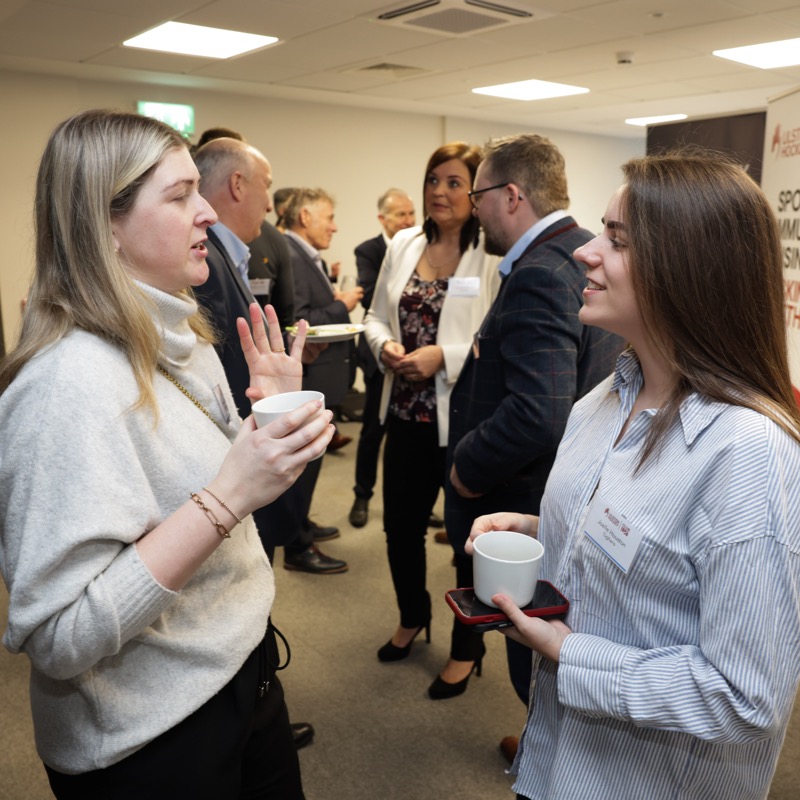 UlsterHockey's tweet photo. 👥Ulster Hockey were delighted to host the first Club 1896 event of 2024 at the Legacy Wealth Management offices this morning with guest speaker Matthew Bell discussing his inspirational story of resilience alongside @SportyNeesy. 

You can buy Matthew's book 'Second Chances⤵️