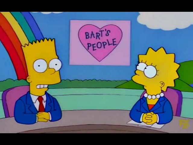 Alguien más a notado que las noticias de RCN en la mañana se convirtieron en los amigos de Bart, con música nostálgica y todo