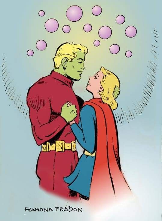 #RamonaFradon brings the #Legion love!  #Supergirl #Brainiac5 
#LegionOfSuperHeroes