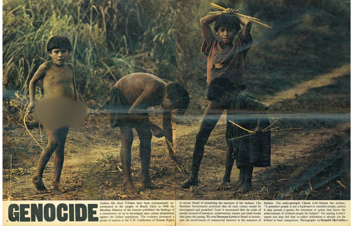 55 years ago today, in the UK's Sunday Times, Norman Lewis exposed the genocide of Indigenous people in Brazil. It caused such shock and outrage that Survival was born to fight for Indigenous peoples’ rights. Today, we commemorate 55 years of campaigning and activism...