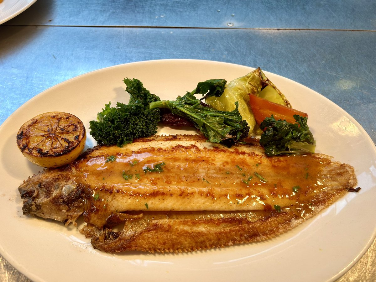 Dover sole on for lunch @stock_kitchen