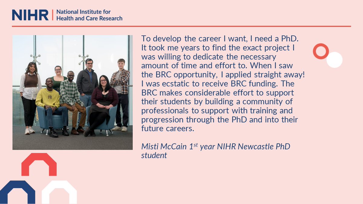 Undertaking a #PhD with the BRC means researchers will join a supportive community with training and development at the core. We are developing the next generation of research leaders. Browse our fully funded PhD opportunities today tinyurl.com/4c9nxwbh