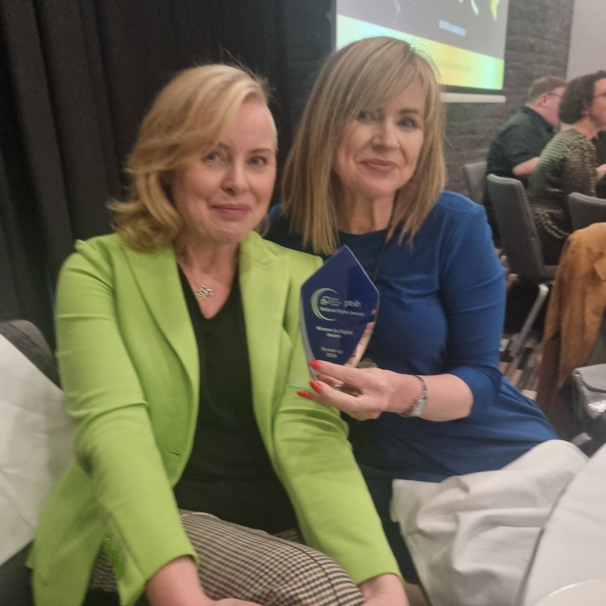 Whoop whoop! Runner up #Womenindigital ##digitalawards24