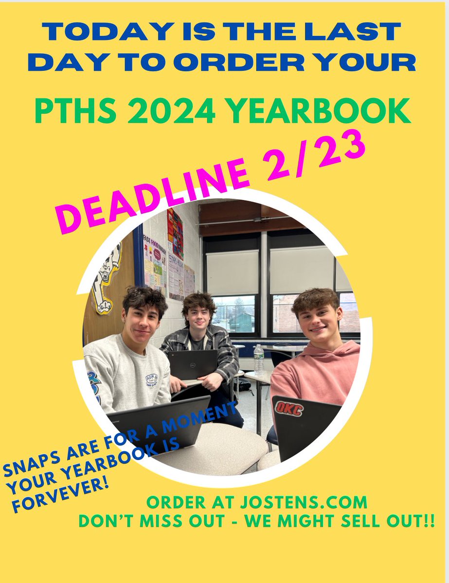 Last day to preorder! 💙💛📚<a href="/pthsnation/">Pequannock Township High School</a>