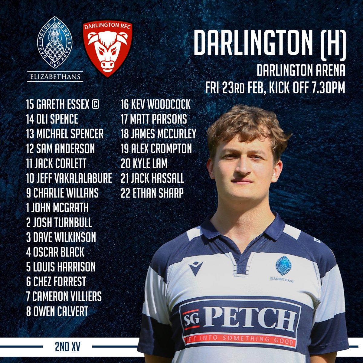 🔆 ICYMI 🔆 The Elizabethans 2nd XV take on <a href="/DarlingtonRFC/">Darlington RFC</a> this evening under the Friday Night Lights!

Kick off is at 7.30pm, with free entry via the CrossBar from 5.30pm. #MowdenFamily