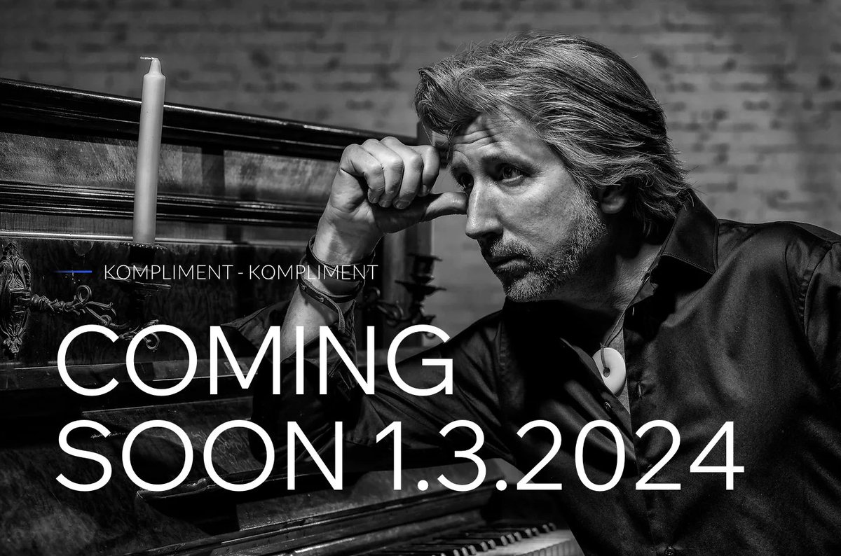 Countdown in eine neue Ära. «Kompliment, Kompliment» – der neue Sound von #RogerDeWin , ab 1. März überall erhältlich!
Fotos by: KlausRulandPhotography
#newsound #music #neueSingle #schlager #ambientstudio #manustix #entertainer #danisparnentertainment #KlausRulandPhotography
