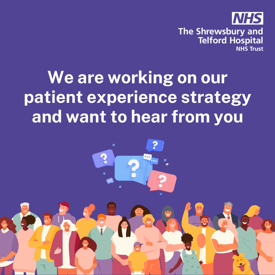 Our survey is now live!

Your feedback will help us improve our services by telling us what matters to you when you use our services.

The survey will be open until 31st March.

Complete it here 👉gthr.co.uk/8848

#haveyoursay #patientexperience