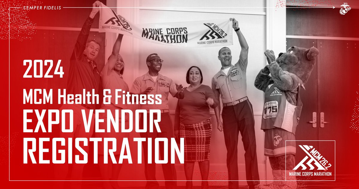 MCM Health & Fitness Expo Vendor Registration is open! Purchase a booth now to showcase, sample or sell your product to over 80,000 runners and their loved ones. Learn more: ms.spr.ly/6014cOG3i. Choose your booth size now: ms.spr.ly/6015cOG3c.