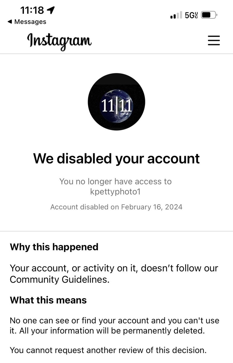 kpettyphoto's tweet photo. The Fascist bastards at @Meta have now permanently disabled me on both #FAKEBOOK and #PEDOGRAM . #1984
Im honored to have been a truth teller during the past three years. Ive planted seeds and literally watched them grow. #CriticalThinking #conspiracyrealist {thread} https://t.co/7u1kQENHwx