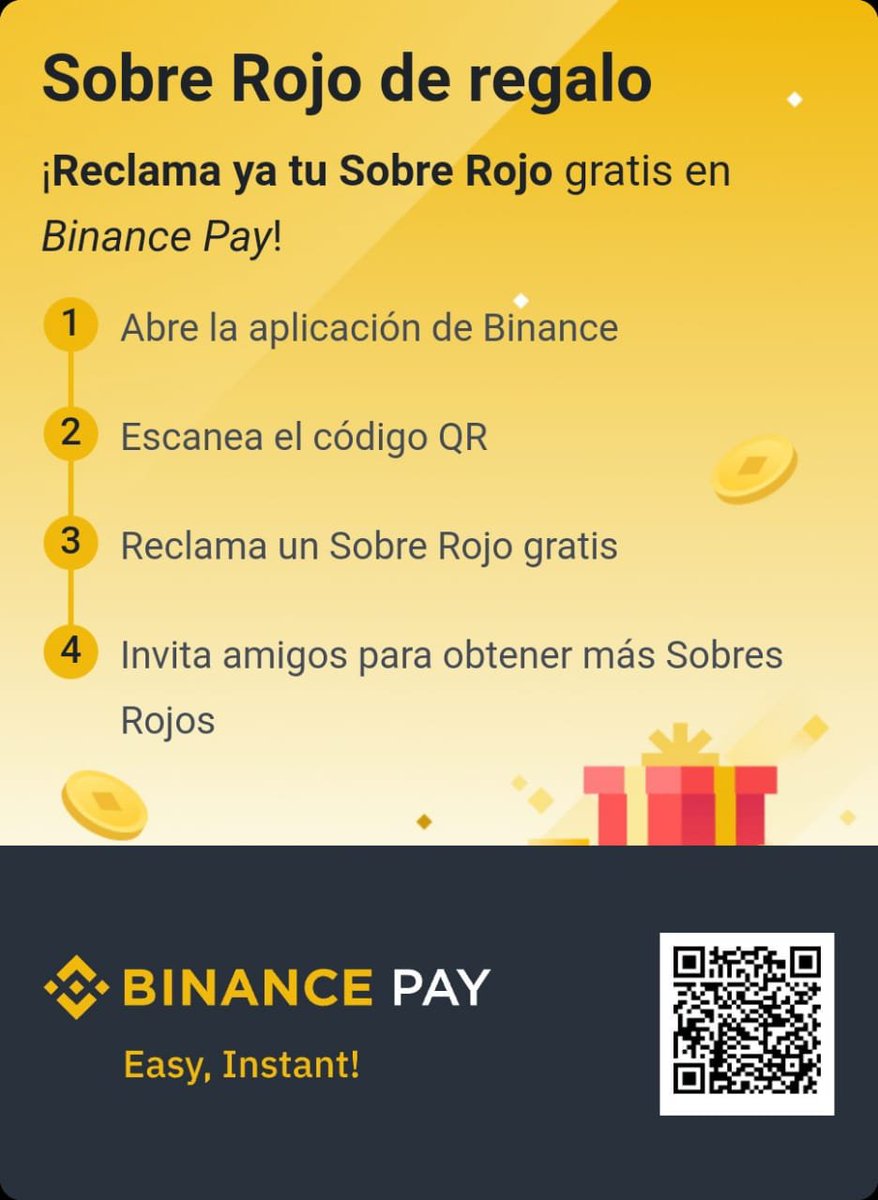 deltacallquito's tweet image. 🚀💰¡Obtén criptomonedas gratis con Binance Pay! Reclama tu Sobre Rojo de Cripto y comparte con amigos para más recompensas:s.binance.com/Ej7yOVKk  🚀💰 #Binance #CriptoGratis