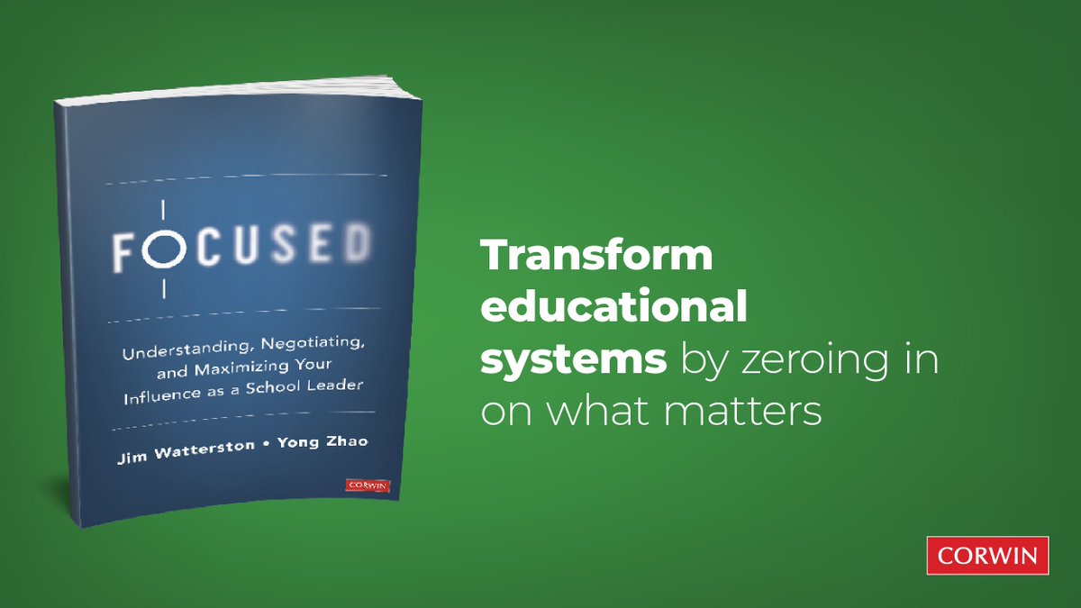 What is the job of the school principal? In this excerpt from Focused, discover a vision for focused school leadership to harness the energy, drive, & commitment of the community to ensure students are prepared to face tomorrow's challenges: ow.ly/3ihV50QCgbt @YongZhaoEd