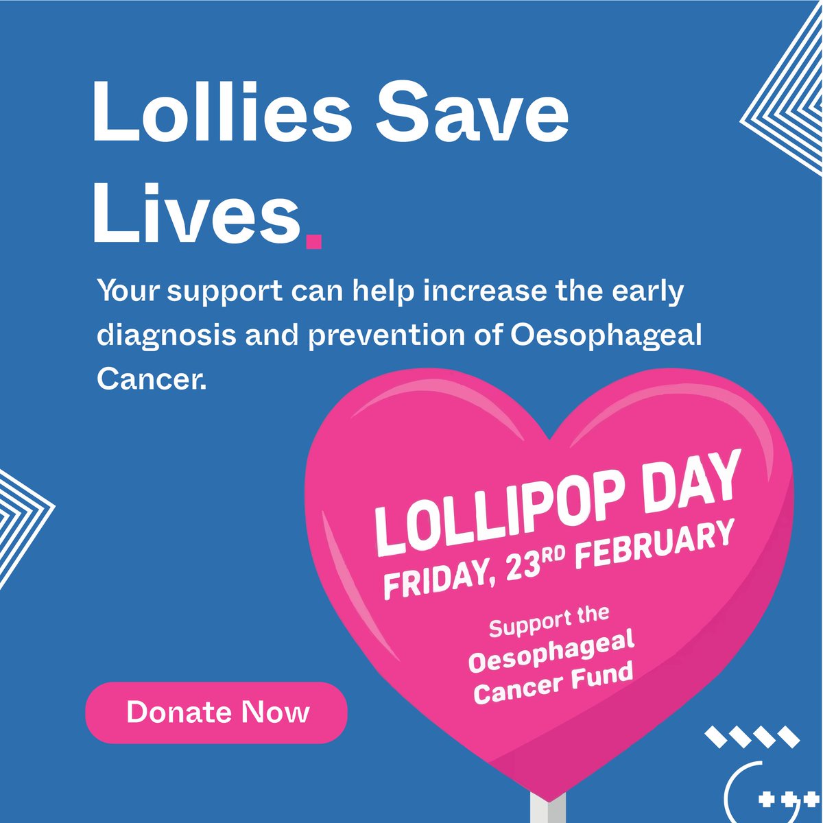Today is #LollipopDay24, Please support the @OesophagealCF .Donate today via the website ocf.ie to raise awareness and save lives. Text LOLLY to 50300 to donate €4 #Fightingcancer #CancerResearch #OCFbyyourside #idonate #idonate_ie