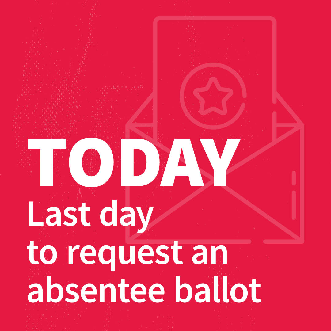 Don't want to vote in person in the 2024 Presidential Primary? Voting absentee is for you! But act fast—today's the last day to request that an absentee ballot be mailed to you. Visit Vote.Virginia.gov to request your absentee ballot now! #VaElections2024 #VaisForVoters