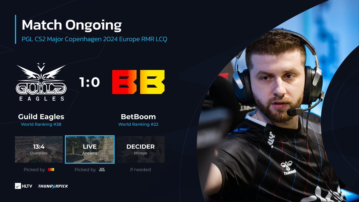 .<a href="/_badnewseagles/">BAD NEWS EAGLES</a> secure a convincing 13:4 win on <a href="/BetBoomTeam/">BetBoom Team</a>'s pick of Overpass
 
Up Next: Ancient 🍃

#PGLRMR