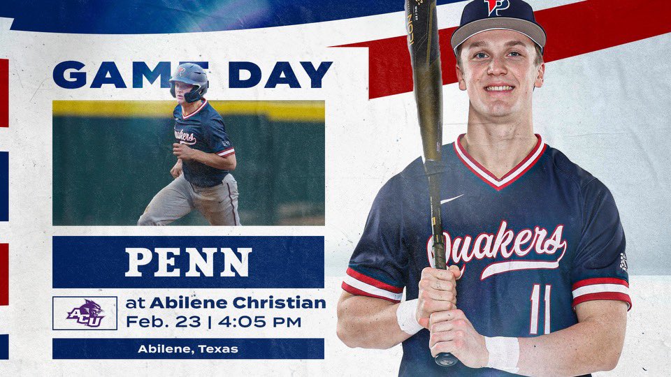 We are absolutely back

🆚 Abilene Christian
📍 Abilene, Texas
⏰ 4:05 PM ET
📺 bit.ly/49LuiO6
📊 bit.ly/3uFNDBJ
📰 bit.ly/3UVorlv
🎟️ bit.ly/49ghgbL

#QuakeShow | #FightOnPenn