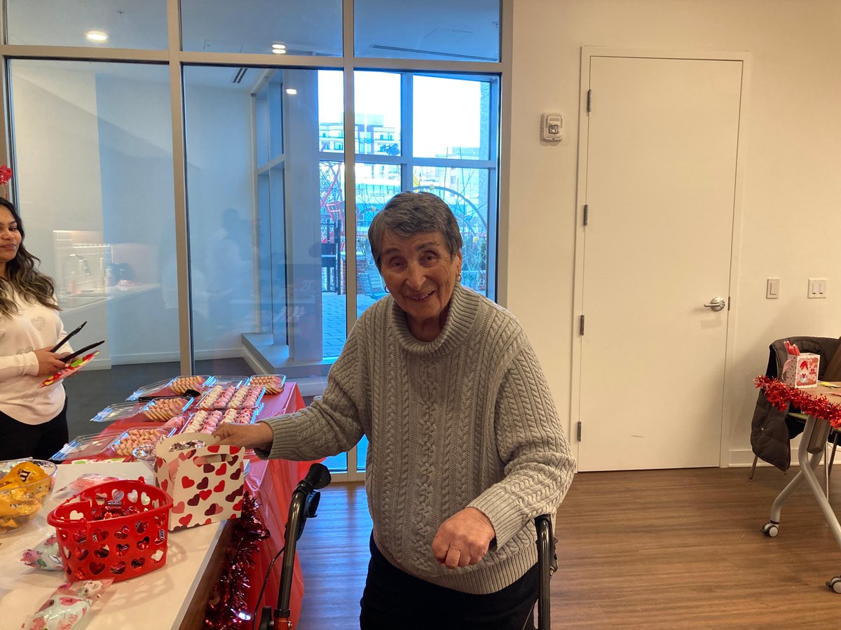 Queens Court residents celebrated love this month with our annual intergenerational Valentine's Day 💘
Young residents created and shared Valentine messages with senior neighbors and enjoyed sweet treats to celebrate.

#ValentinesDay #FridayFeeling #WeareAPAH #affordablehousing