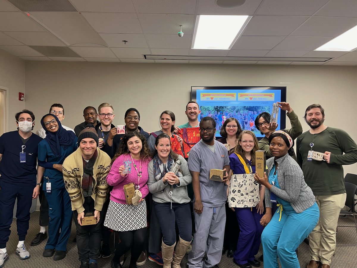 Today is Thank a Resident Day! We could not be more grateful to our #UVAPath trainees. The practice of medicine can be incredibly hard and heavy, but doing it alongside this fine group makes it fun, too. Grateful for each of them, every day.