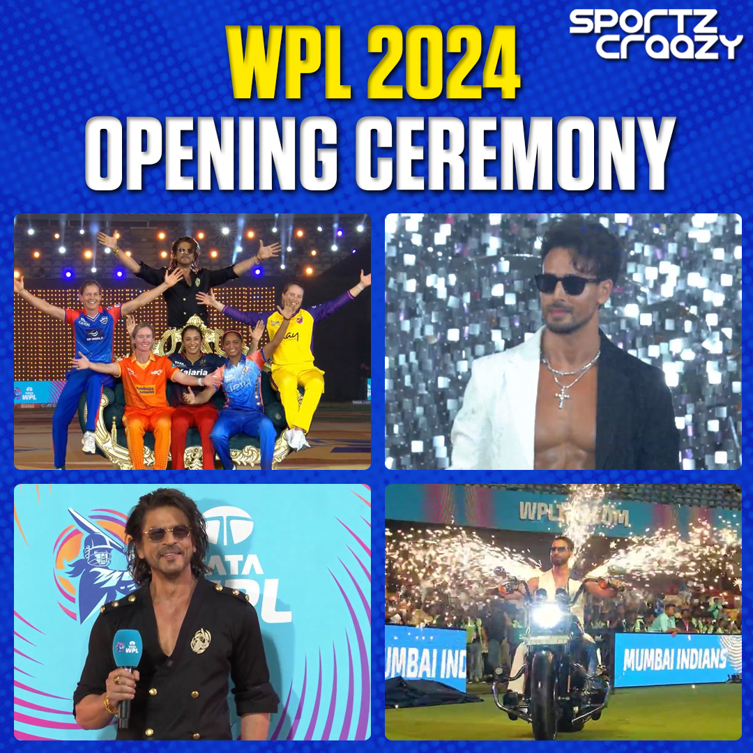 sportzcraazy's tweet photo. #ShahRukhKhan & Shahid Kapoor set the stage ablaze with a scintillating show at the Grand #OpeningCeremony of Women's Premier League 2024! π₯πΊ
#Cricket #WPL2024 #GrandOpening #SizzlingPerformance #SRK #ShahidKapoor #Tournament #Sportzcraazy #Followus #Comment #TATAWPL https://t.co/6p3NlWjtI2
