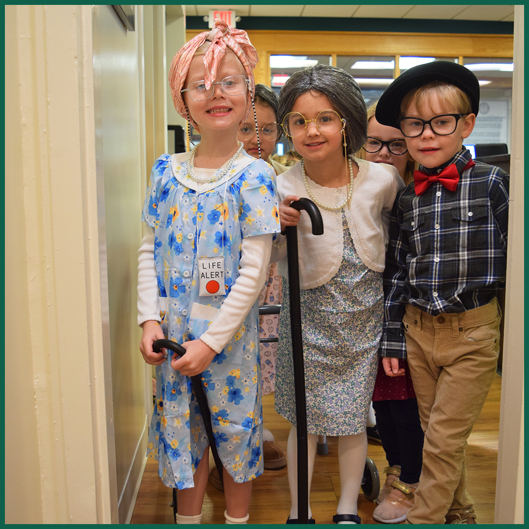 rumsoncds's tweet photo. They grow up so fast! Our Beginners transformed into wise and wrinkled characters to mark a special milestone - the 100th day of school! #MyRCDS https://t.co/xWR5Oz5pST