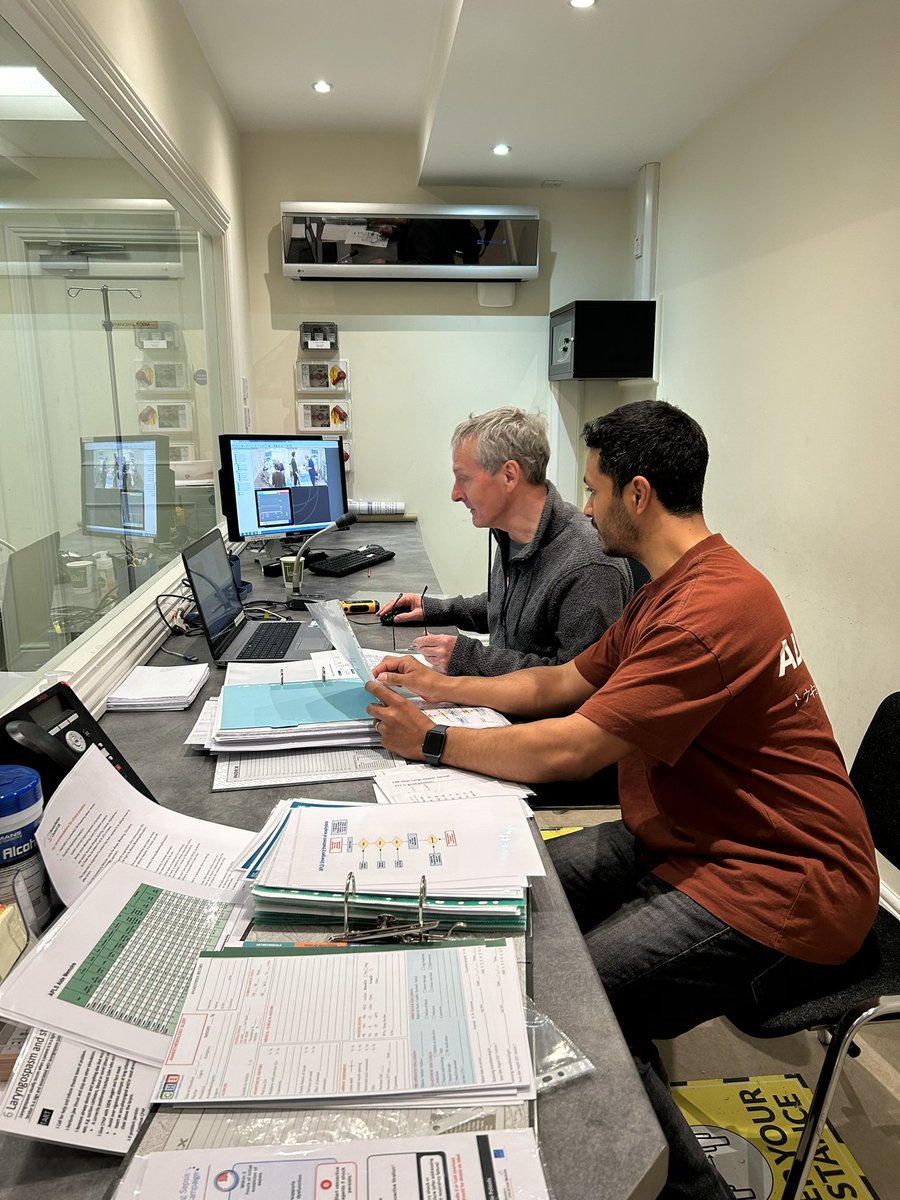 Some of our talented faculty hard at work for #PAE paediatric anaesthetic emergency course with @COAIrl anaesthesiology trainees #teamwork #patientsafety #reflectivepractice #clinicalsimulation