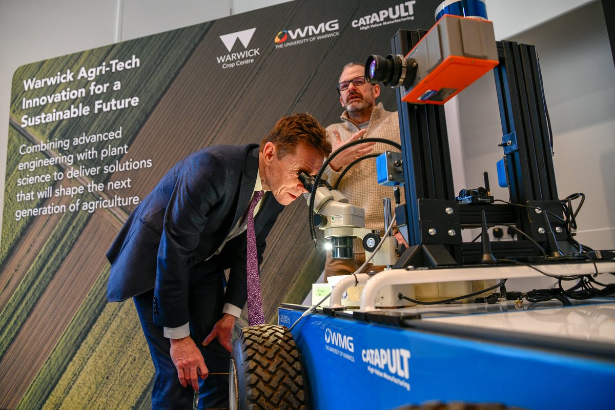 Today, @andy4wm visited our Innovation Campus, Stratford upon Avon, which hosts 21 businesses creating solutions through innovation. He was joined by our VC, Prof Stuart Croft, showcasing our collaboration with industry. Driving innovation is a core part of Warwick's mission.