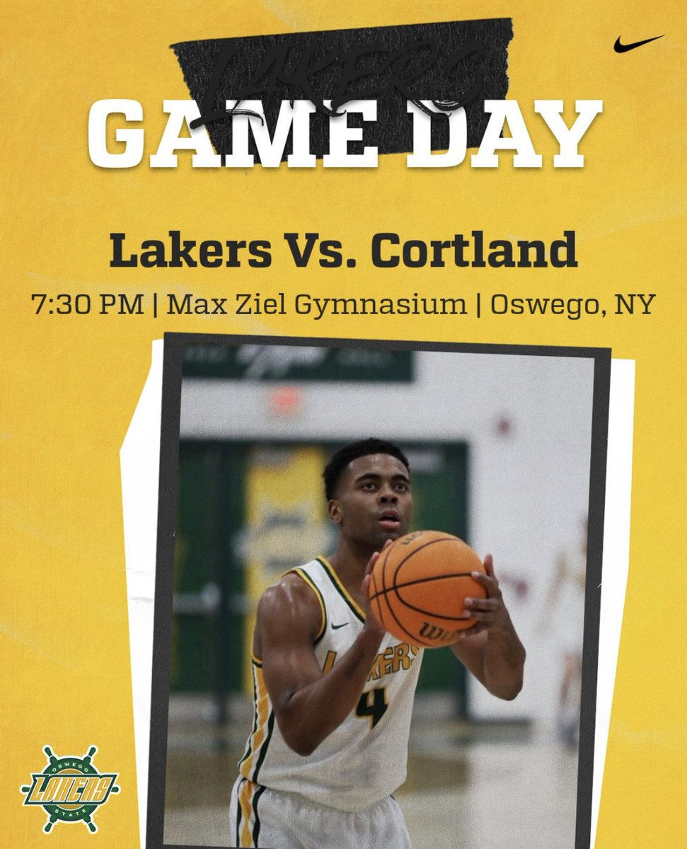 🌊 GAME DAY 🏀

The SUNYAC semifinals kickoff tonight! Be loud, be proud and wear your gold!

⏰ 7:30 PM 
🆚 Cortland
📍 Oswego, NY
🎥 Oswego Athletics