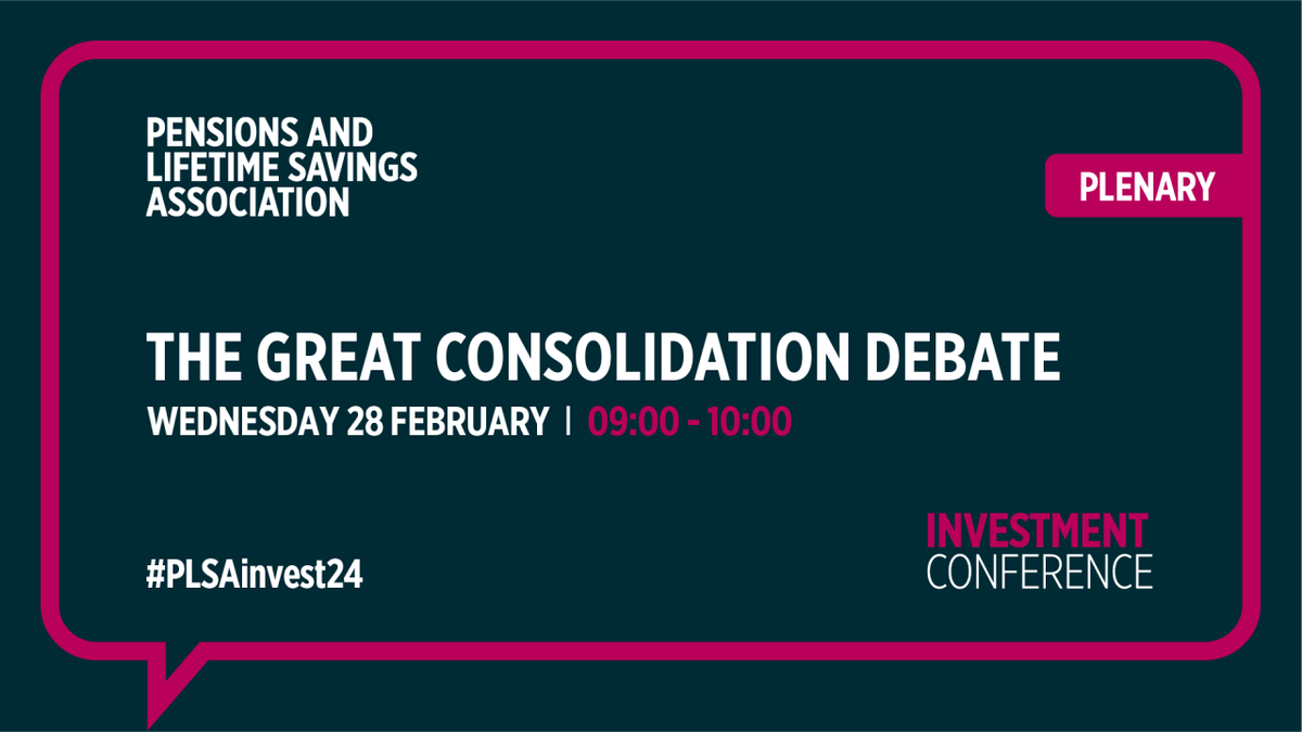 What can we learn from different perspectives and experiences of #consolidation across the market? Cushon’s Strategic adviser, Julius Pursaill, will be a panelist at the @ThePLSA Investment Conference on 28th February. Find out more: hubs.la/Q02m2GQV0 #PLSAinvest24