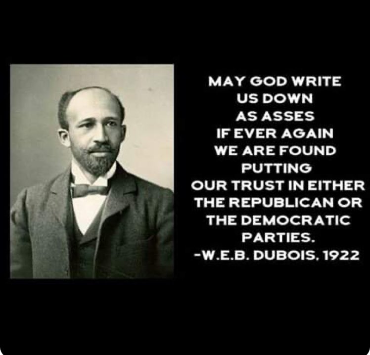 #candaceowens was not the first black person to know the #democrats were shady. That’s dumb. IM tired of uneducated people lying. And the uneducated taking lies as facts. Anyone who thinks that has no recollection of US history. Read a damn book. See the date below. #WEBDUBOIS
