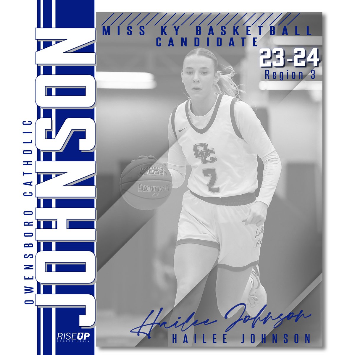 Rise Up Sports Media (@riseupsports1) on Twitter photo Rise Up Sports wants to congratulate Region 3 Player of the Year and Miss KY Basketball Candidate <a href="/haileej97487067/">haileejohnson</a> from Owensboro Catholic <a href="/OCathLadyAces/">Lady Aces Basketball</a> <a href="/Mr_MissKYBball/">Mr&MissKYBasketball</a> Rise Up Sports wants to congratulate Region 3 Player of the Year and Miss KY Basketball Candidate <a href="/haileej97487067/">haileejohnson</a> from Owensboro Catholic <a href="/OCathLadyAces/">Lady Aces Basketball</a> <a href="/Mr_MissKYBball/">Mr&MissKYBasketball</a>