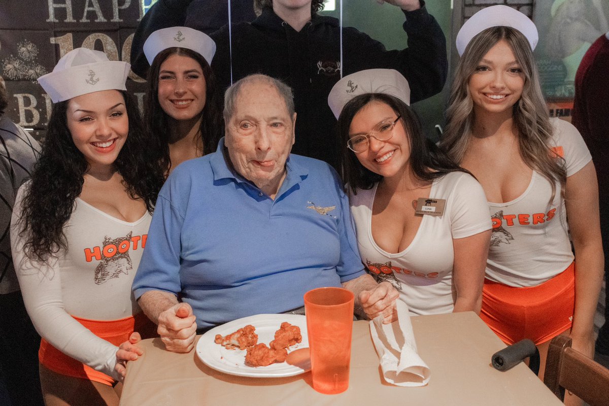A WWII veteran, a Korean War veteran, and a Vietnam veteran walk into a sports bar. Glenn Ward is all three of these things. On Feb. 17, his friends, family, and fellow veterans gathered at the Fairfax Hooters to celebrate Ward turning 100.

Full Story ⤵️
fairfaxtimes.com/articles/fairf…