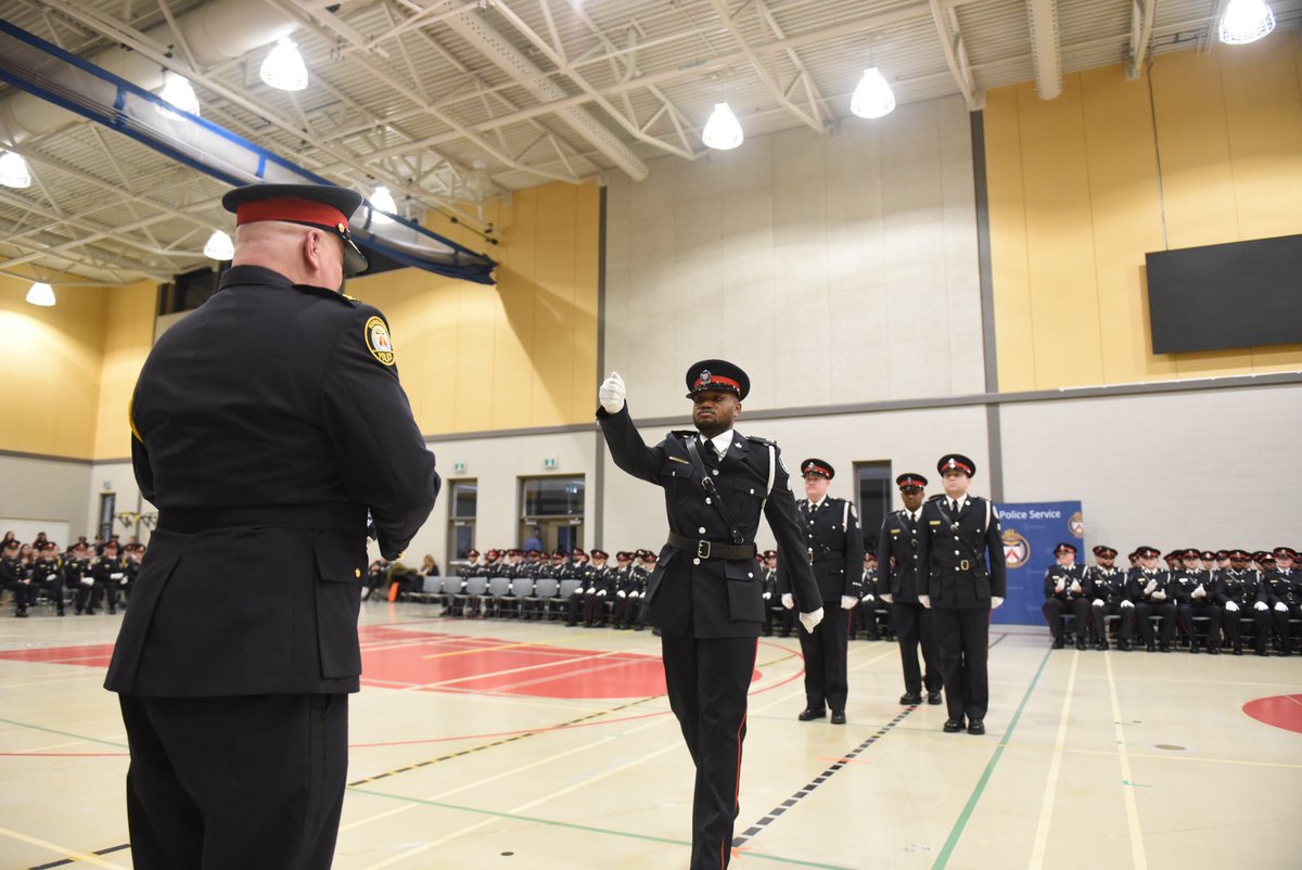 The city gained 146 new police officers who ended a six-month journey of police college training at their graduation last night and now will serve alongside mentor officers across the city Read more: tps.ca/media-centre/s…