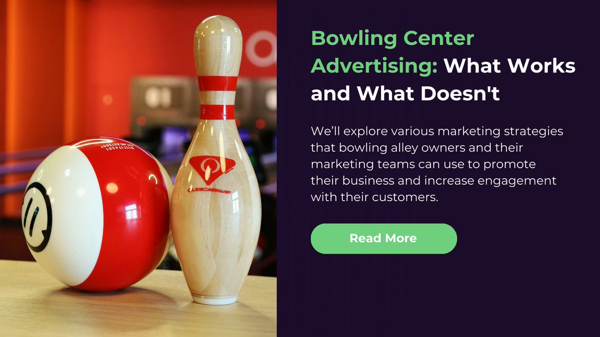 Elevate your Bowling Alley's success! 🌟 Explore our guide covering target audience understanding, online presence, promotions, and more. Click here rocketeffect.com/bowling-center… for detailed insights. Don't miss out! 🎳🚀 #BowlingAlleySuccess #MarketingStrategies