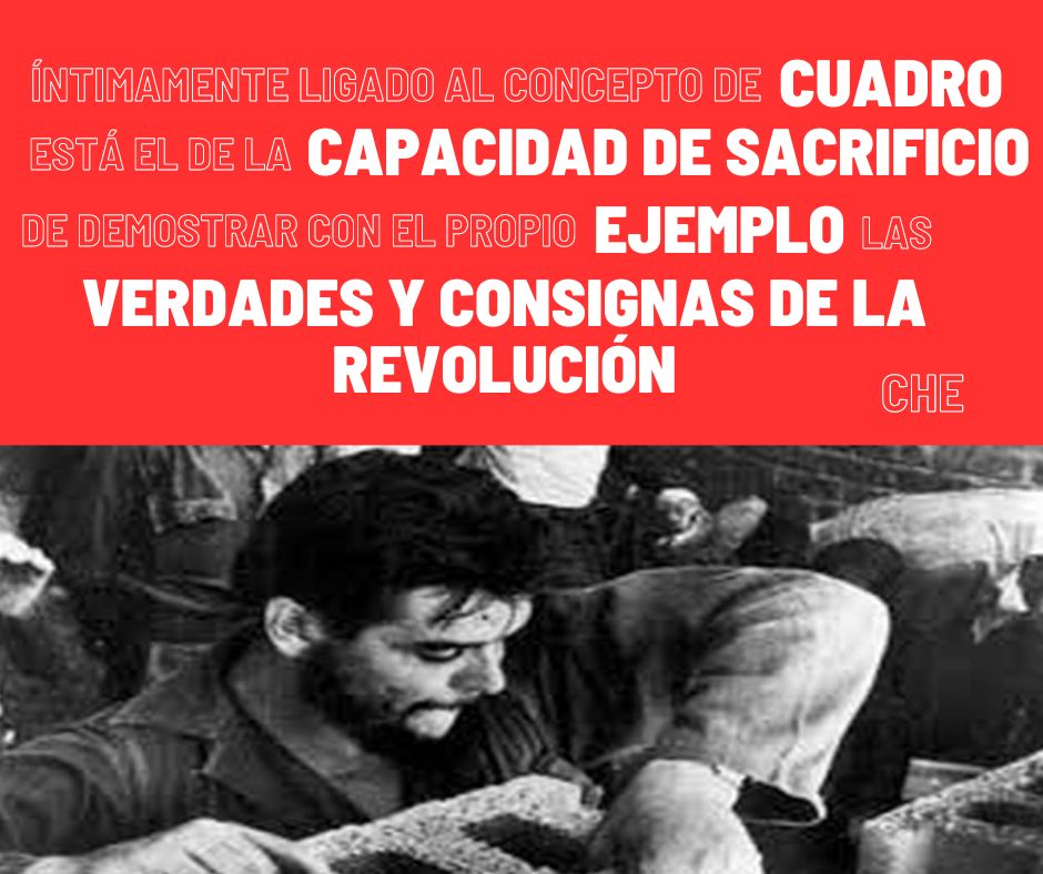 El cuadro demuestra con su ejemplo las verdades, capacidad de sacrificio y la columna vertebral de la Revolución Cubana. El 24 de Febrero, firma del código de ética los cuadros del sector de #Industria y de la Revolución
